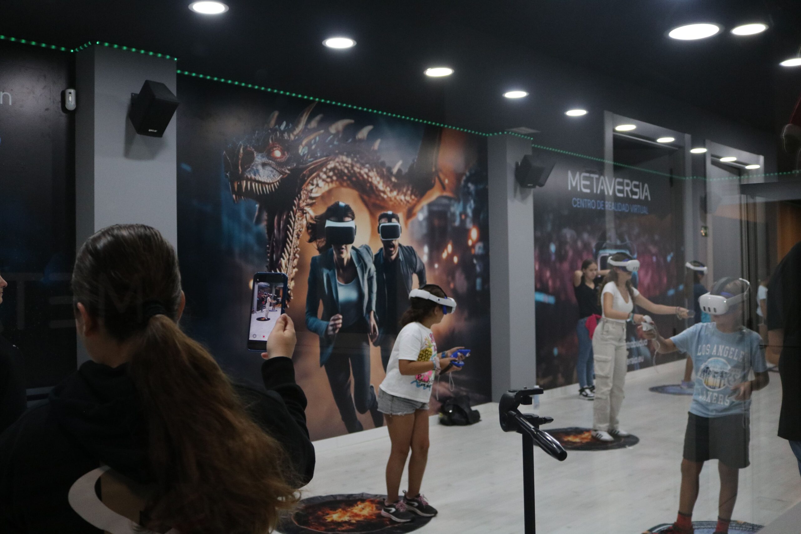 Jugadores con gafas de realidad virtual